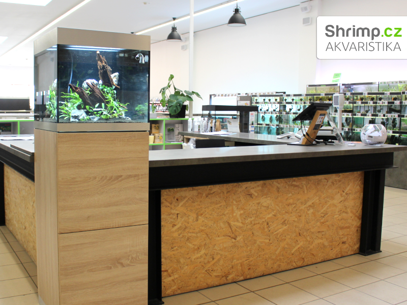 Akvaristika Shrimp v Žiline - pult s OASE akváriem
