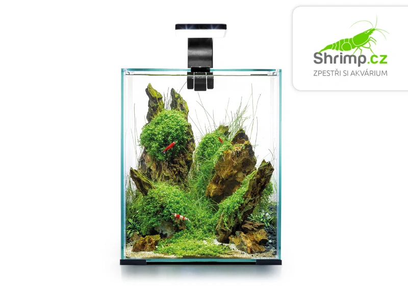 Aquael Shrimp Day & Night 20 Akvarijní set černý 19 l