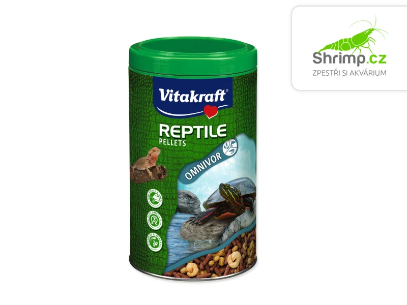 Vitakraft Krmivo Reptile Pellets Omnivor 1 l