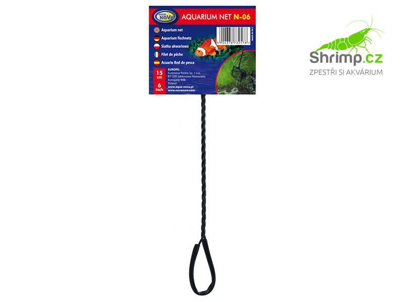 Síť pro akvarijní ryby 15 cm N-06