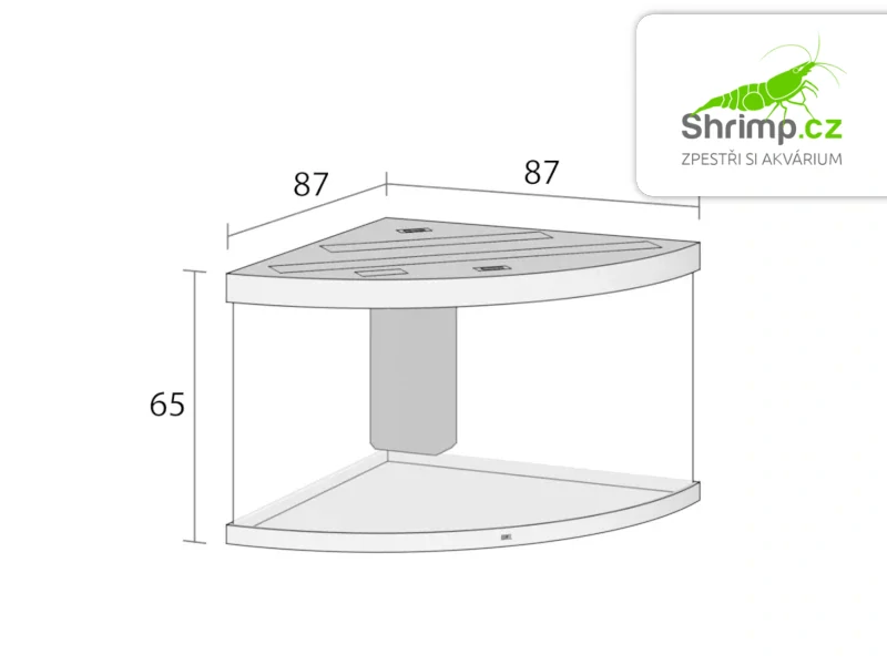 JUWEL Trigon 350 LED Akvarijní set černý, 350 l