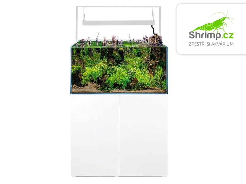 Aquael Akvárium set Ultrascape 90 Snow, 243 l