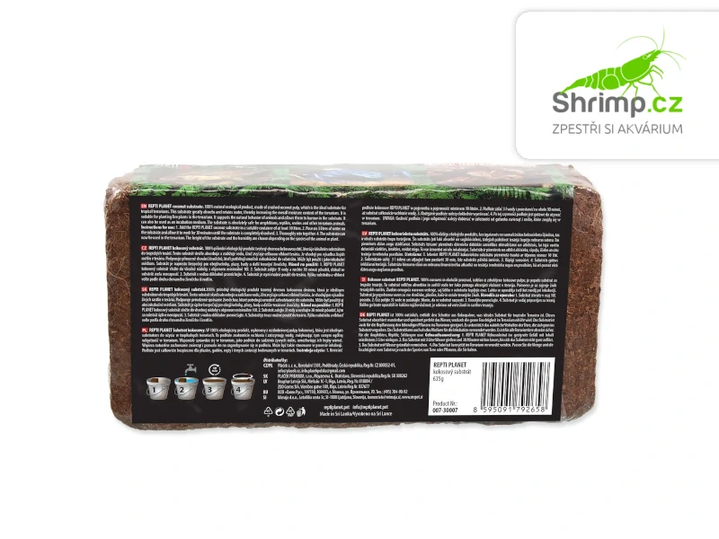 Repti Planet Lignocel - kokosový substrát 635 g