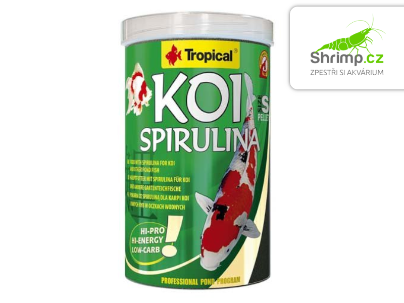 Tropical Koi Spirulina Pellet S 1000 ml/320 g