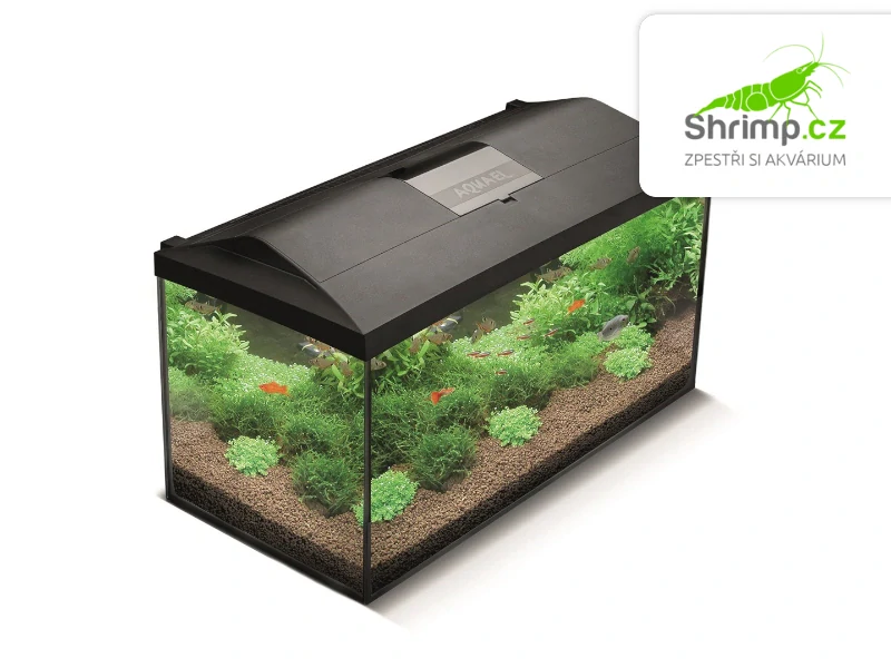 Aquael LEDDY Day&Night 75 akvarijní set černý 105 l