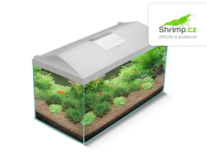 Aquael LEDDY Day&Night 75 akvarijní set bílý 105 l