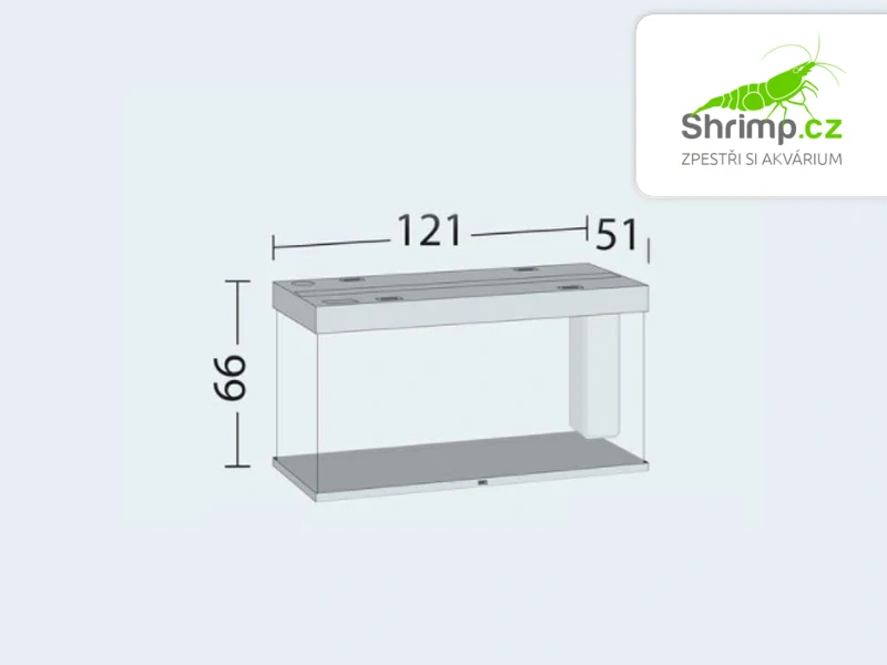 JUWEL Rio LED Akvarijní set 350 bílý, 350 l