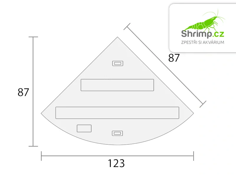 JUWEL Trigon 350 LED Akvarijní set černý, 350 l