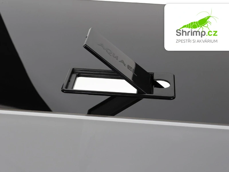 Aquael Akvarijní set Glossy CUBE 50 šedý, 135 l 