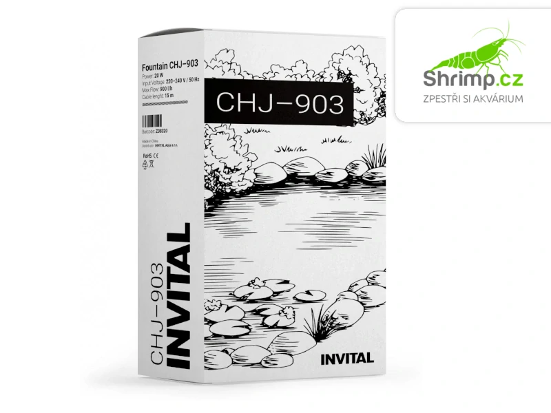 INVITAL fontána s filtrací CHJ-903