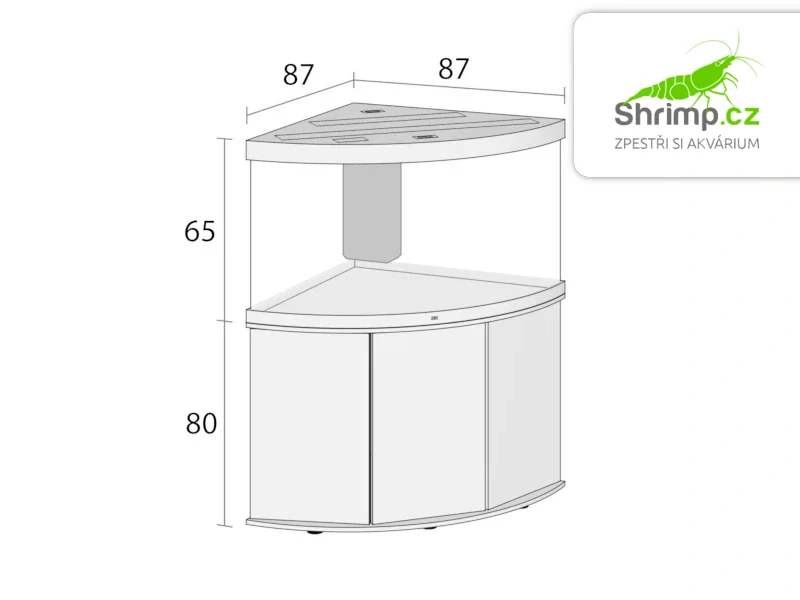 JUWEL Trigon 350 LED Akvarijní set černý, 350 l