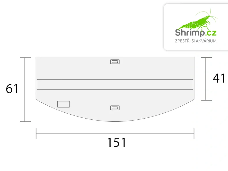 JUWEL Vision LED 450 Akvarijní set bílý, 450 l