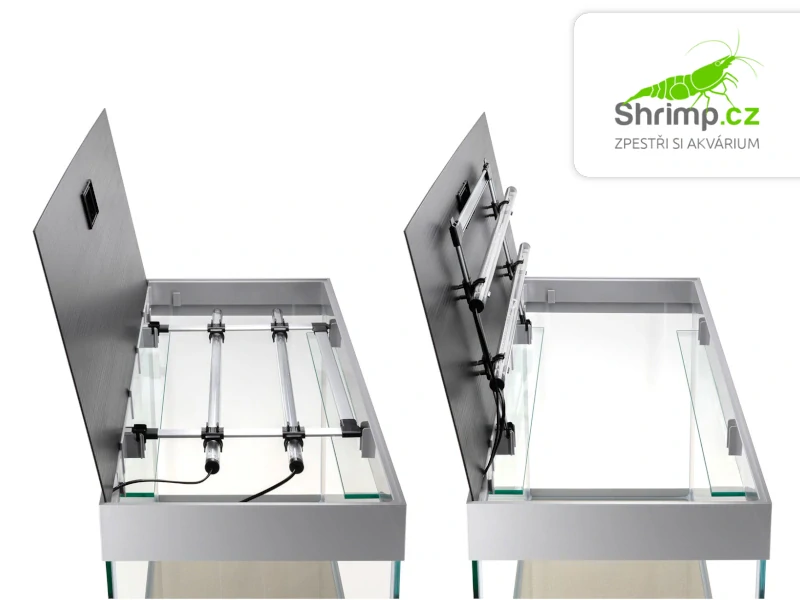 Aquael Akvarijní set OPTI SET 240 šedý, 240 l