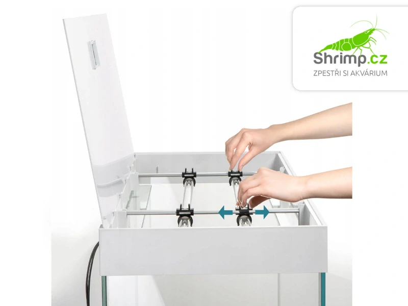 Aquael Akvarijní set Glossy 100 bílý, 215 l