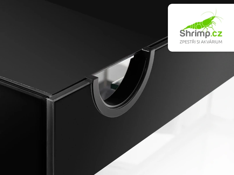 Aquael Akvarijní set Glossy 80 černý, 125 l