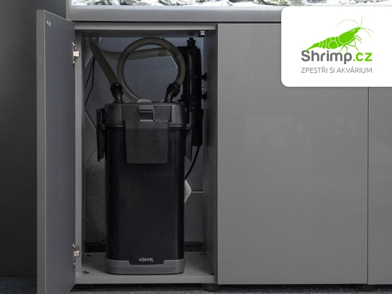 Aquael Skříňka Glossy 120 šedá