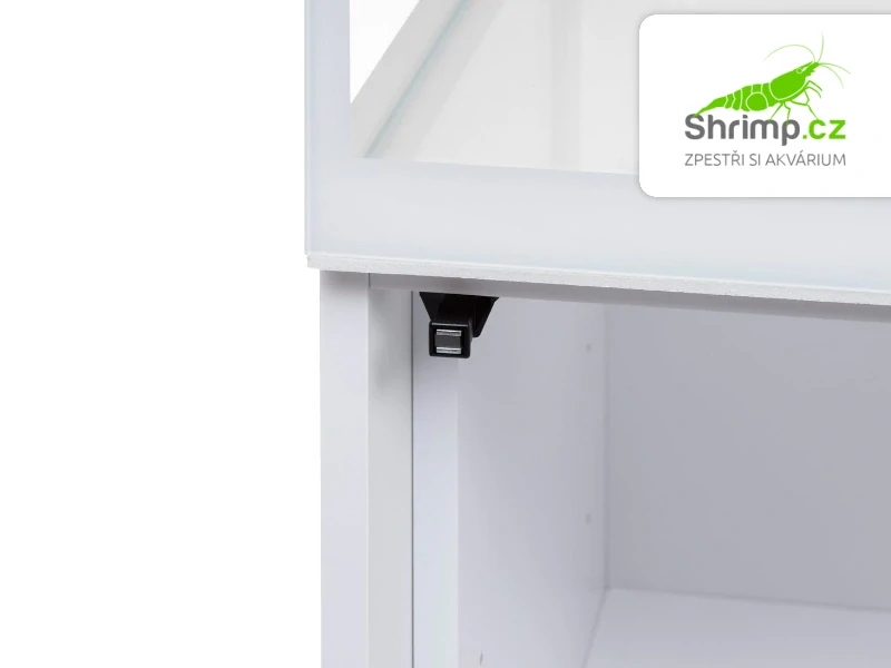 Aquael Akvarijní set Glossy CUBE 50 bílý, 135 l 
