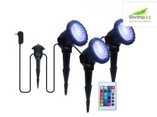 INVITAL RGB jezírkové osvětlení 3ks