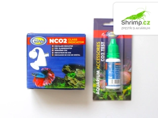 Drop checker Aqua Nova s náplní (indikátor CO2)