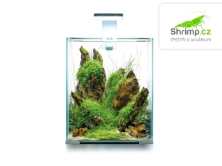 Aquael Shrimp Day & Night 20 Akvarijní set bílý 19 l